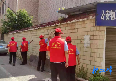 創(chuàng)文進(jìn)行時(shí) | 推進(jìn)創(chuàng)文，雙峰公安全力以赴，助力建筑物清潔服務(wù)